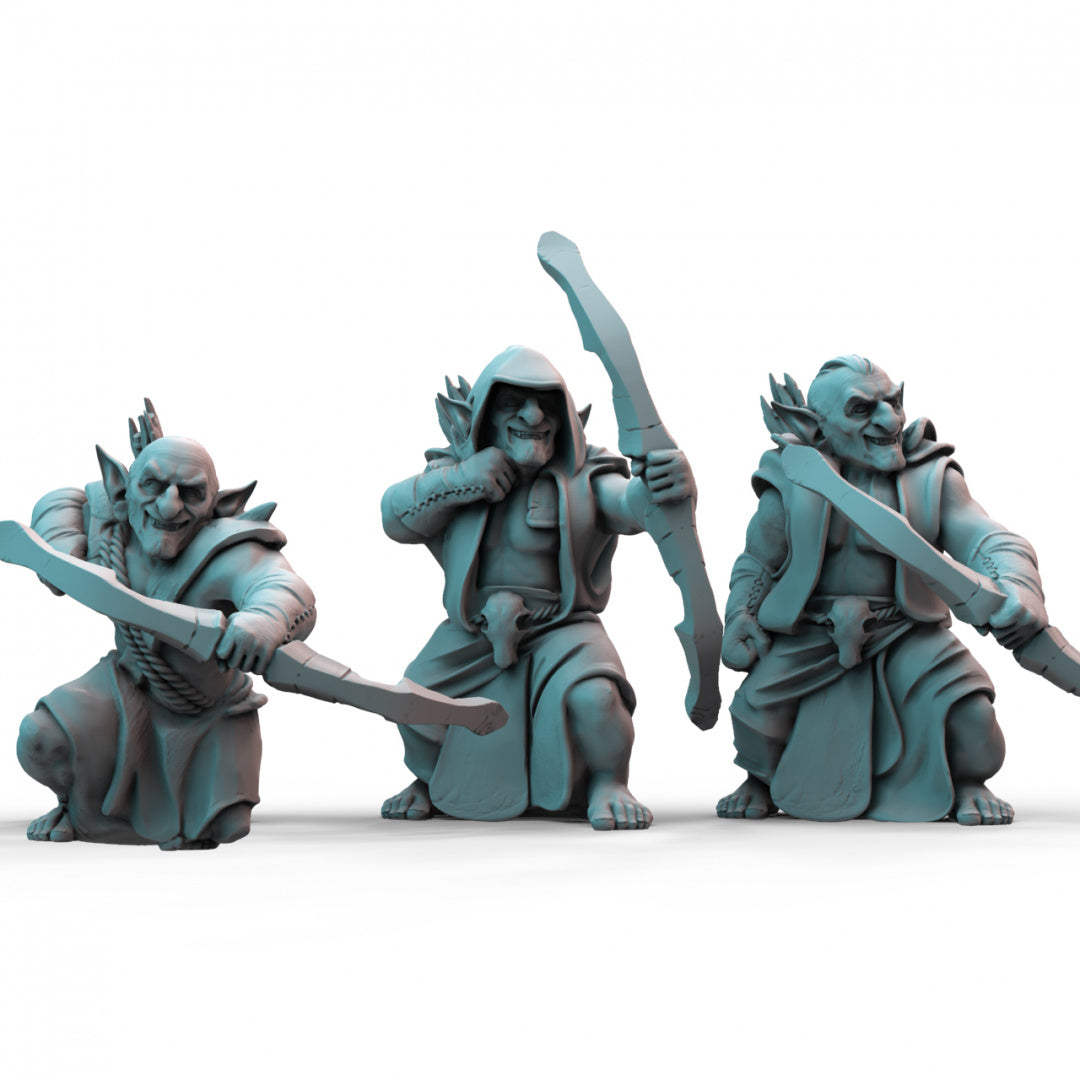 Goblin Archers 3D Printed Resin Tabletop Models