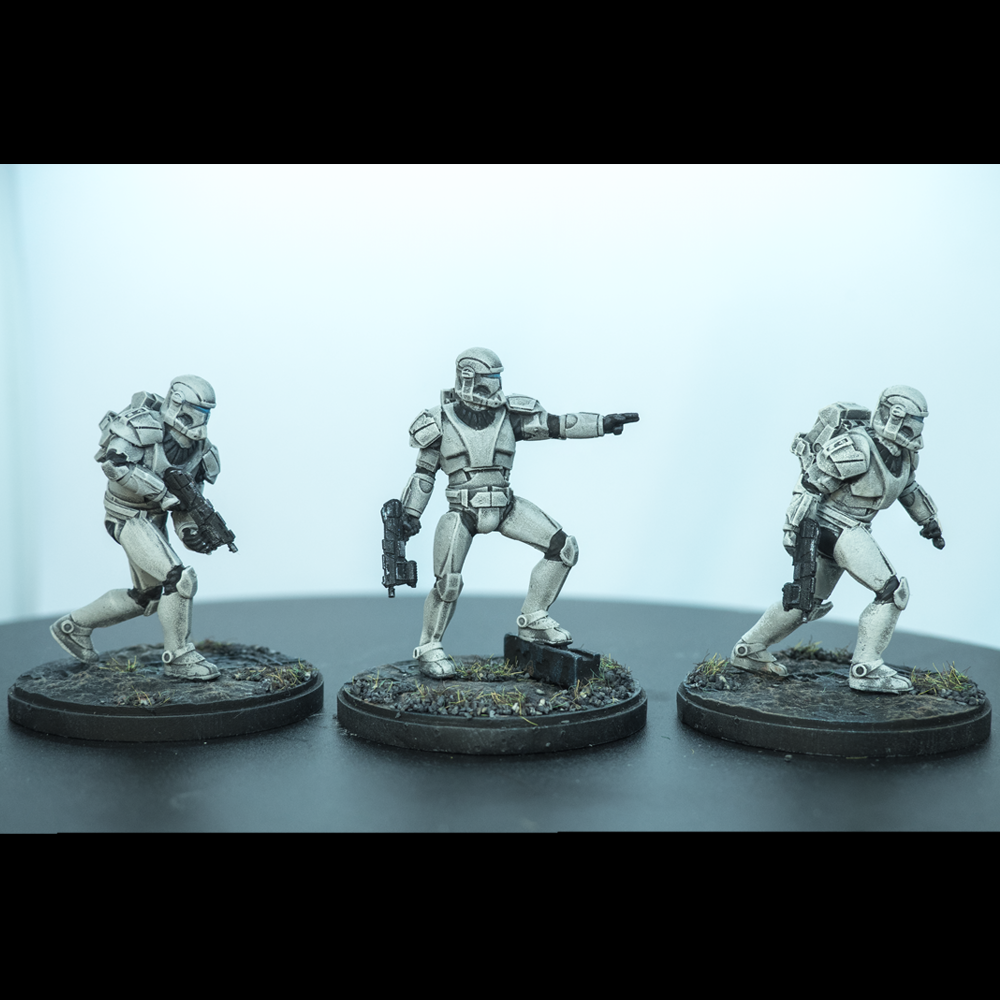 Republic Commmandos Shatterpoint Scale - Painted and tabletop ready!