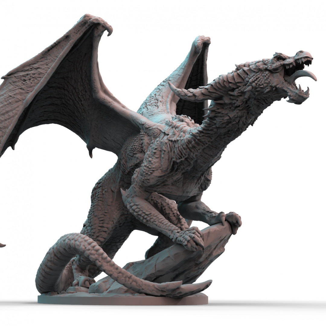 The Great Dragon Legendary 3D Printed Tabletop Model