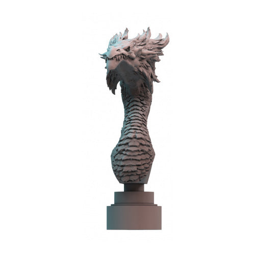 Young Dragon Busts 3D Printed Models