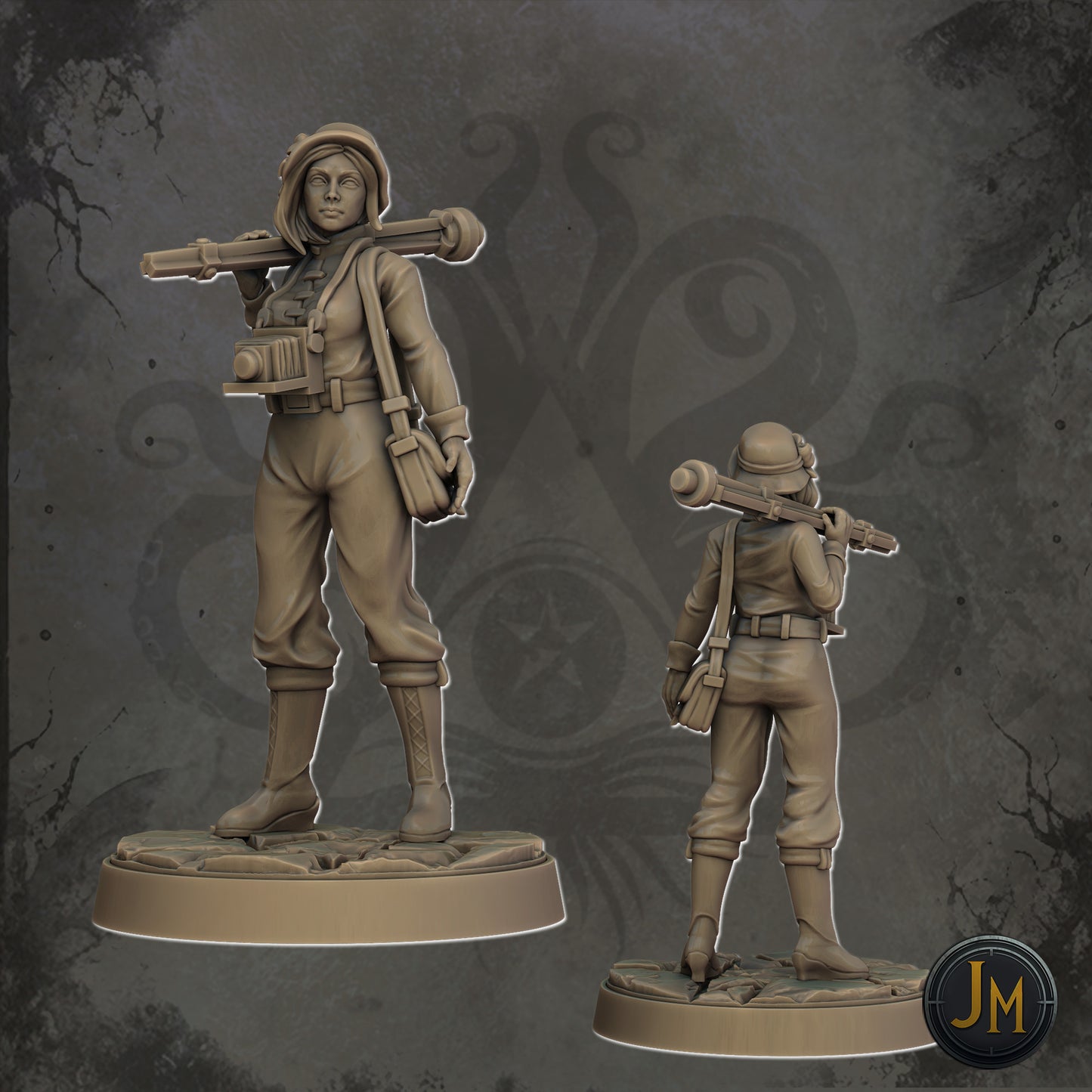 Veteran Explorer Female v2: 3D Resin printed Tabletop Model