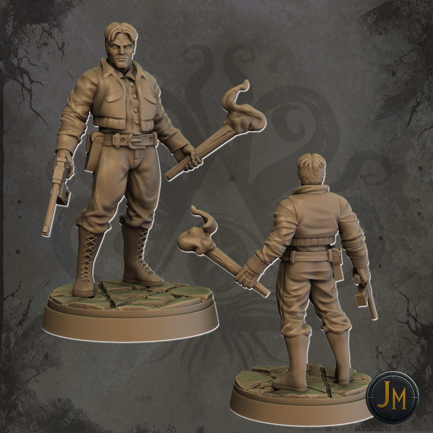 Veteran Explorer Male v3: 3D Resin printed Tabletop Model