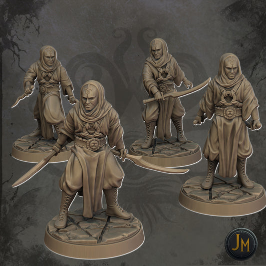 Cultists: 3D Resin printed Tabletop Models