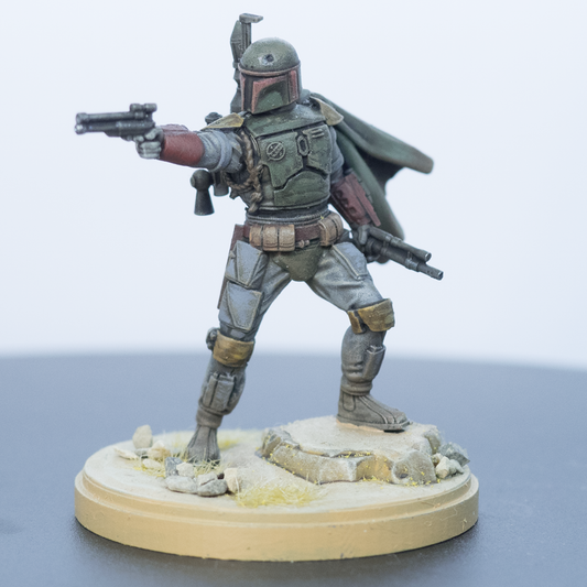 Boba Fett Shatterpoint Scale - Painted and tabletop ready!
