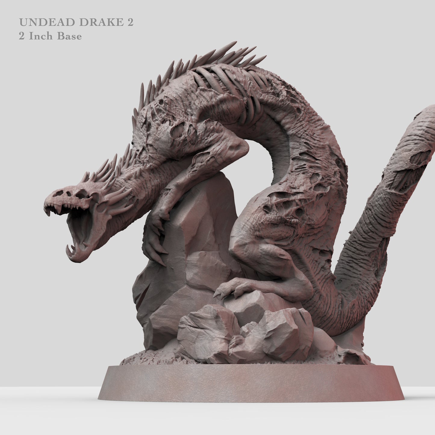 Undead Drakes: 3D Printed Tabletop Model