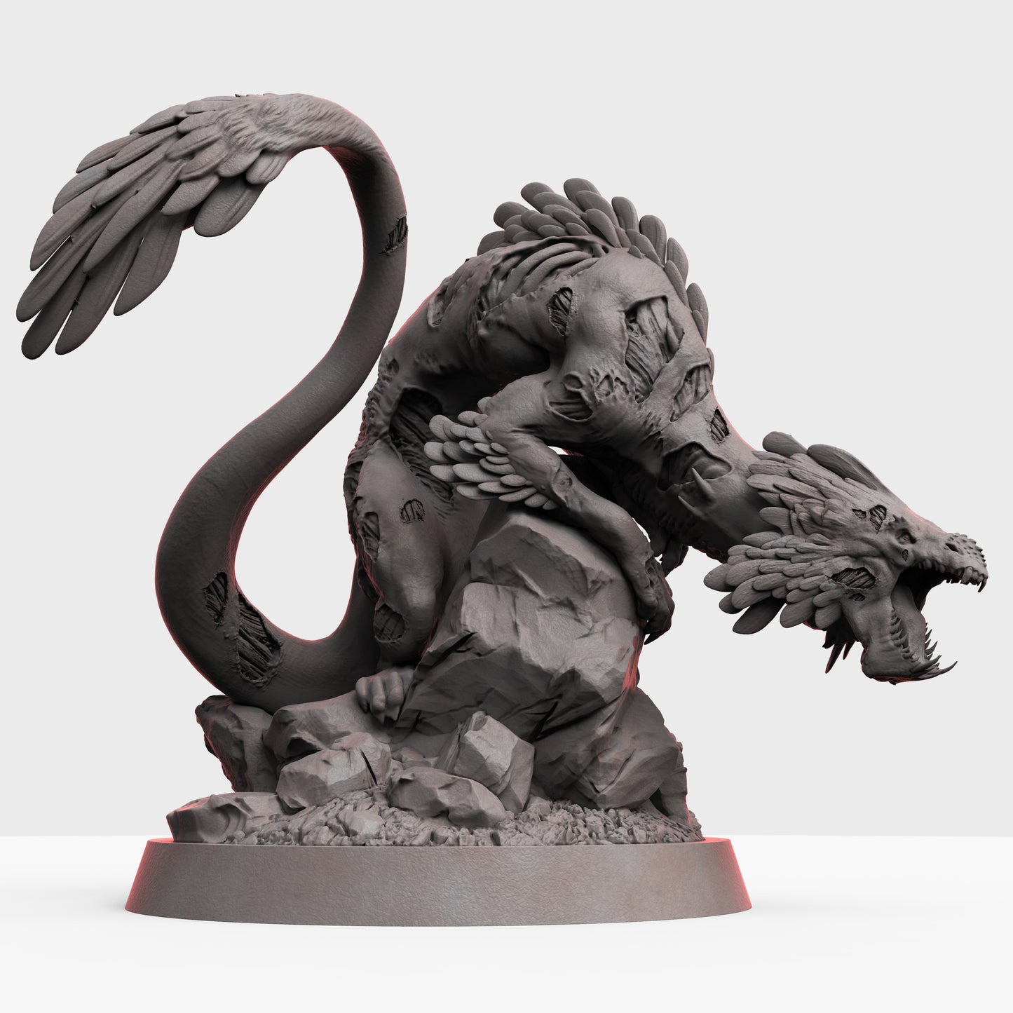 Undead Drakes: 3D Printed Tabletop Model