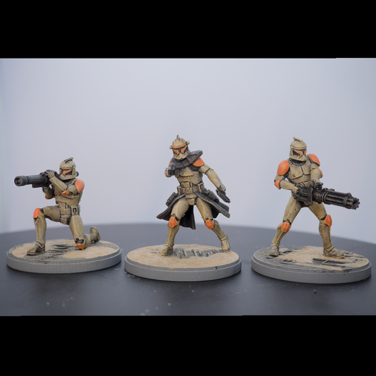 Phase 1 Clone Troopers Shatterpoint Scale - Painted and tabletop ready!