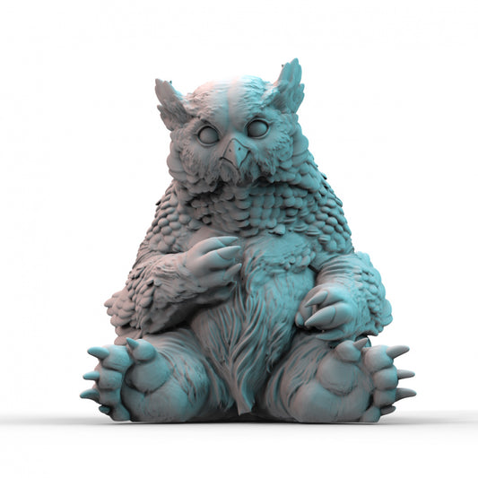 Owl Beast Cub: 3D Printed Tabletop Model