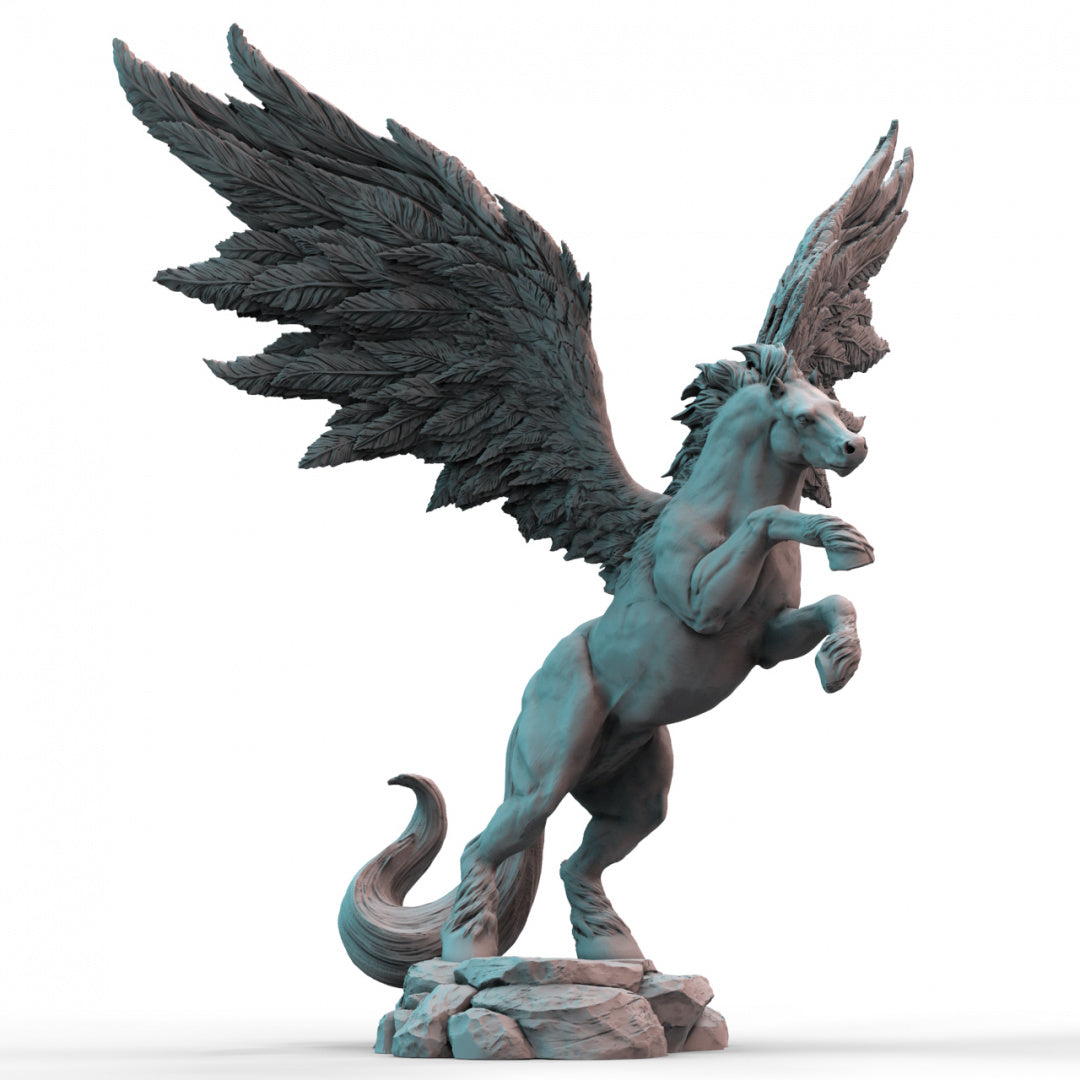 Pegasus Tabletop Model 3D Printed Resin Tabletop Models