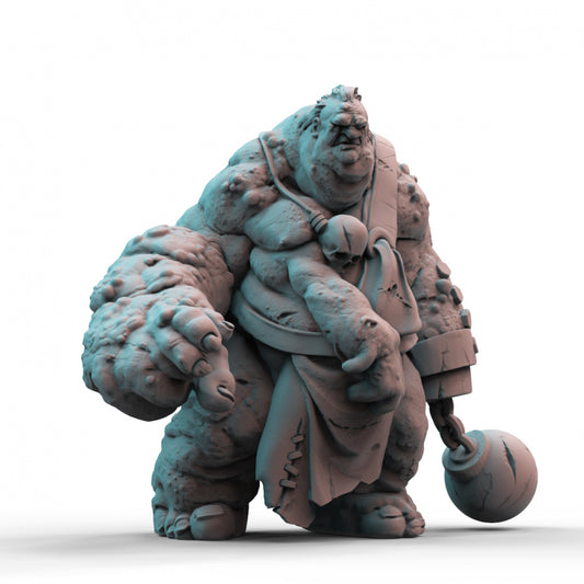 Plague Ogre Lord 3D Printed Resin Tabletop Models