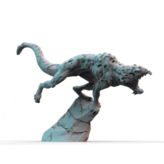 Plague Hound 3D Printed Resin Tabletop Model