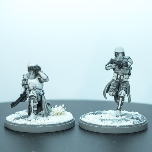 Snow Troopers Shatterpoint Scale - Painted and tabletop ready!
