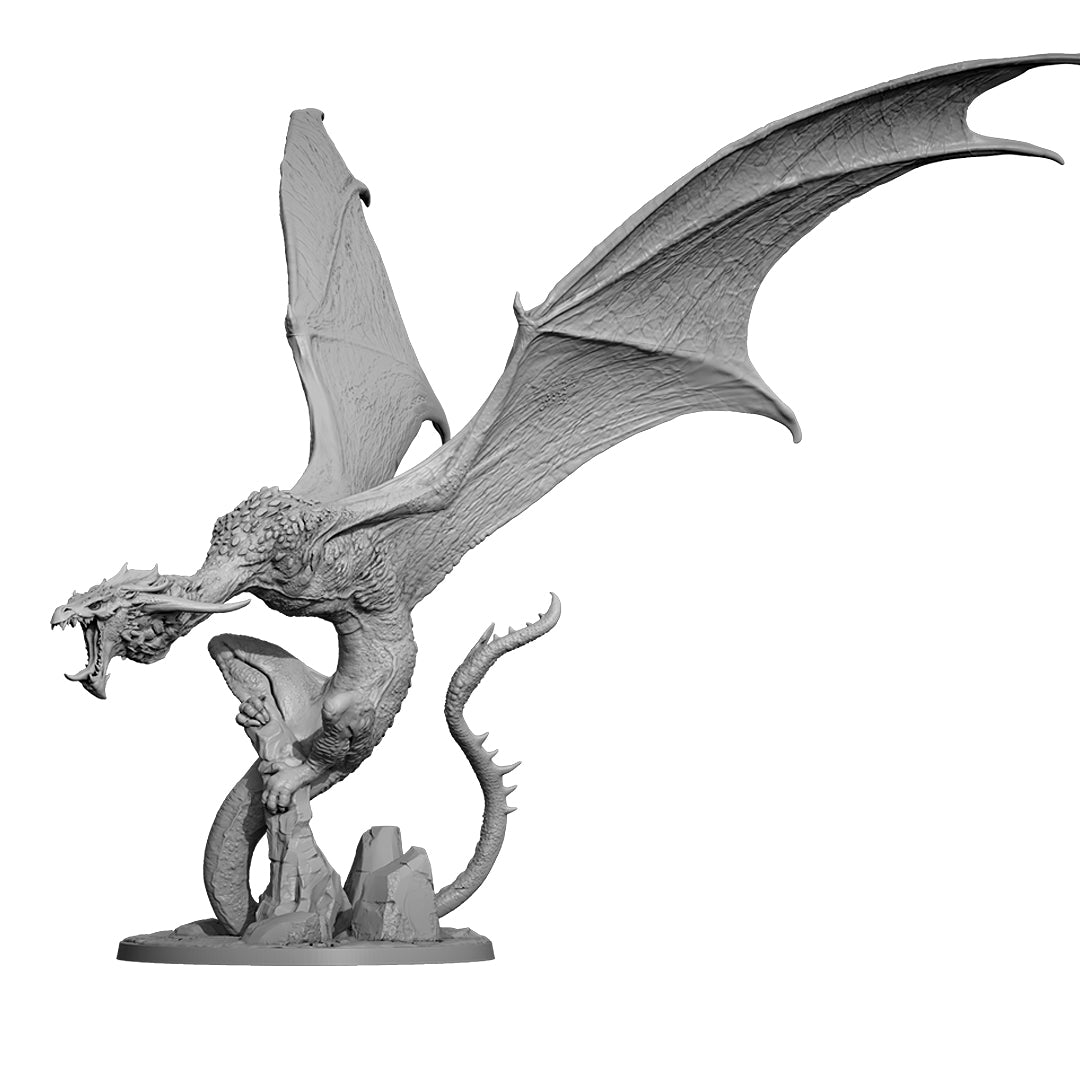 Wyvern Dragon 3D Printed Tabletop Model