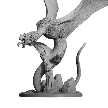 Wyvern Dragon 3D Printed Tabletop Model