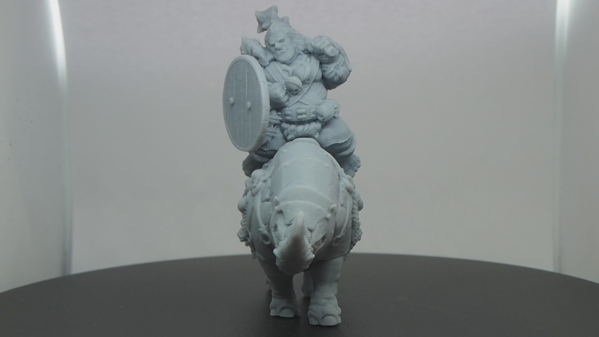 Ogre Rhino War Boss Tabletop Model by Print My Minis