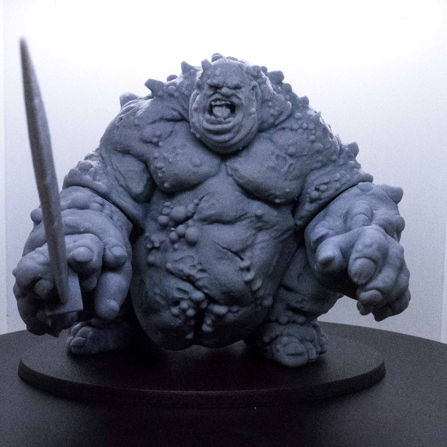 Plague Ogre King Model 3D Printed Resin Tabletop Model