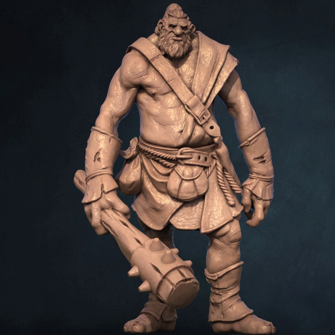 Mountain Giant 3D Printed Resin Tabletop Model