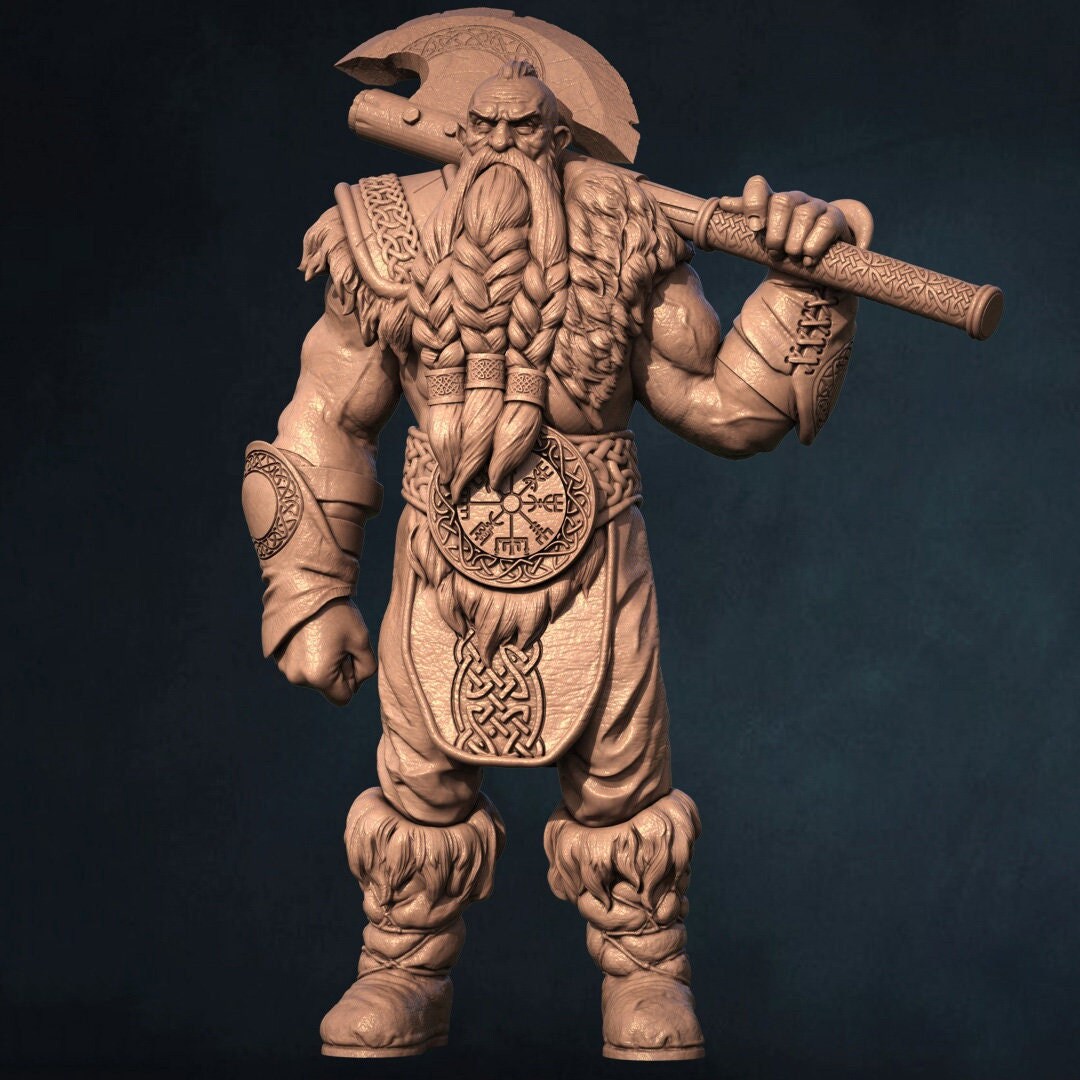 Frost Giant 3D Printed Resin Tabletop Models
