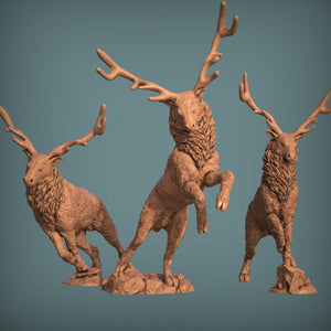 Stags 28mm Resin 3D Printed Models